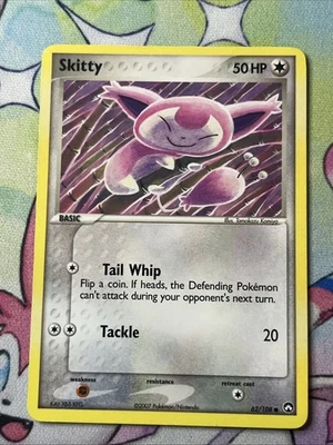 Skitty - 62/108 - Common LP, English Pokemon EX Power Keepers - Image 1 of 2