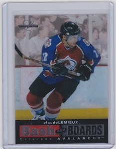 1996-97 LEAF LIMITED CLAUDE LEMIEUX BASH THE BOARDS PROMO SP /2500 #6 AVALANCHE - Picture 1 of 1