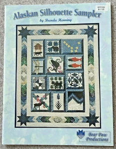 ALASKAN SILHOUETTE SAMPLER by Brenda Henning Quilt Book SC New - Bild 1 von 11