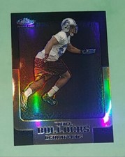 2006 Topps Finest DANIEL BULLOCKS #42 Rookie Black Refractor #/99 Detroit Lions 