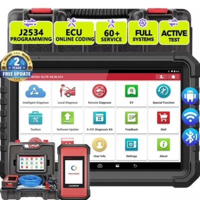 2025 LAUNCH X431 PRO3S+ ELITE PRO5 Car Diagnostic Tool J2534 Programming Coding - Image 1 of 4