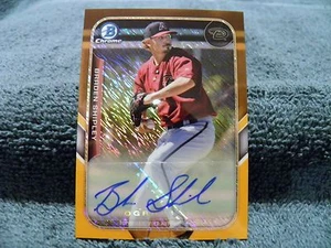 2015 Bowman Chrome - Braden Shipley #3/25 Farm Finest Orange Refractor Mini Auto - Picture 1 of 4