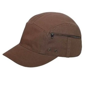 Washed Cotton Twill Casual Zipper Cap - Putty - Bild 1 von 2