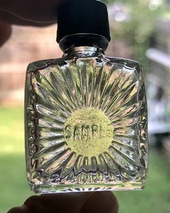 Vintage “Sample”perfume bottle Sunburst Design Embosssed SAMPLE - Picture 1 of 5