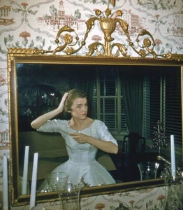 Vintage Stereo Realist Photo 3D Slide WEDDING Bride in Mirror - Picture 1 of 2