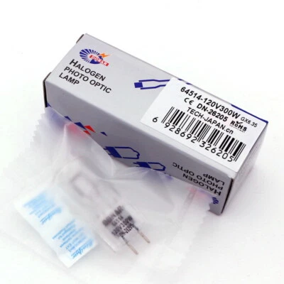 64514 120V300W GX6.35 Iluminación de escenario Lámpara de salón CP/96 Fotografía Bombilla Foto 1 de 3