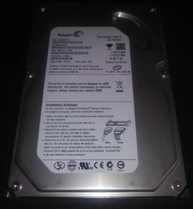 Seagate Barracuda, disco rigido 80 GB 7200 RPM SATA 3,5" - ST3808110AS - cancellato e testato - Foto 1 di 3