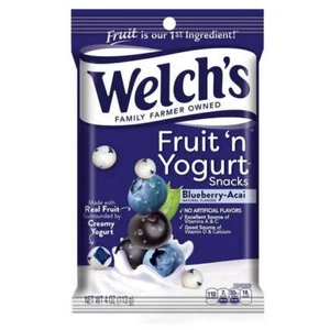 WELCH'S Fruit 'n Yogurt Snacks Blueberry Acai 4.25 Ounce (Pack of 12) - Picture 1 of 1