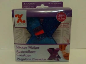 Xyron - New (Open) - Sticker Maker - 20 Ft. - Permanent Adhesive - Picture 1 of 12
