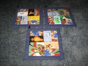 Collage Animal Splash Handmade Kitchen Potholder Set of 2 - Picture 1 of 1