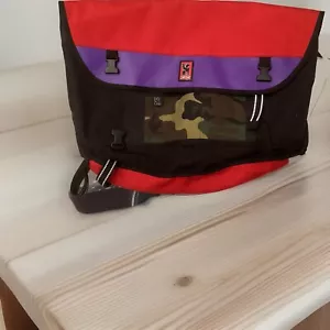 Chrome Red/Purple Shoulder Bag Laptop Bag Carrying Xtra Large Waterproof Citizen - Picture 1 of 12