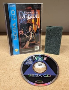 Rise of the Dragon Sega CD Complete w/ Case, Manual & Reg Card MINT Disc - Picture 1 of 7