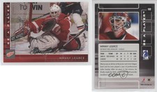 2001-02 ITG Be A Player Memorabilia Ruby Chicago Sun-Times Nov /10 Manny Legace