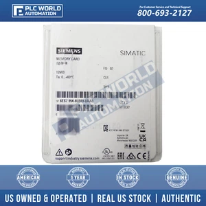 Siemens 6ES7954-8LE03-0AA0 SIMATIC S7 Memory Card, 12MB, 3.3V Flash, New Sealed - Picture 1 of 4