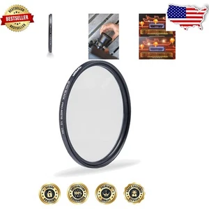 82mm Black Pro-Mist 1/2 Diffusion Camera Filter - Enhance Your Photography - Picture 1 of 8