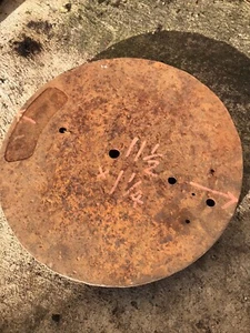 Stahlstange Scheibe Schwungrad Rohling für Dampfzugschwungrad 11,1/2" Durchmesser - Bild 1 von 1