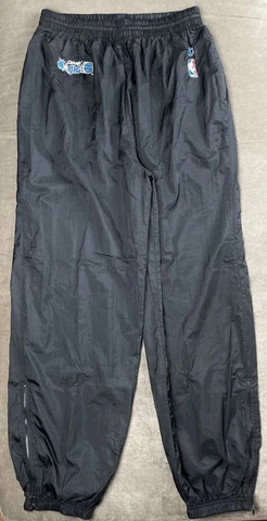 Champion Vintage NBA Orlando Magic Black Nylon Sweatpants Men’s Size XXL Cover