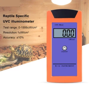 UVC-Lichtmessgerät UV-Strahlung Reptilien Beleuchtungsstärke Detektor Radiometer - Bild 1 von 12