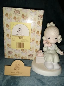 Precious Moments TELL IT TO JESUS With Box And Tag - Imagen 1 de 5