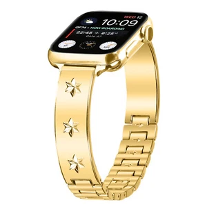 Stainless Steel Band Metal Strap For Apple Watch Series 10 9 8 SE 7 6 5 4 3 2 1 - Picture 1 of 34