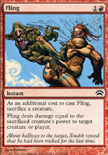 FLING X4 4 4X Planechase 2012 MTG Magic the Gathering Cards DJMagic - Image 1 of 1