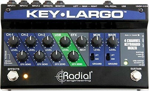 Radial Key-Largo Keyboard Mixer and Performance Pedal KeyLargo Key Largo - Image 1 of 1