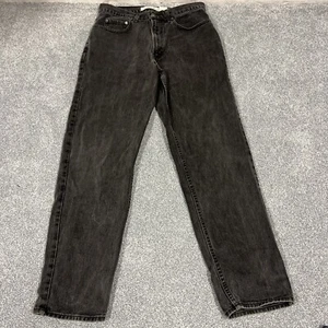 Vintage Gap Jeans Mens  Black Denim Easy Fit Straight Leg Pants Cotton Y2K 32x31 - Picture 1 of 9