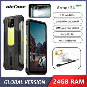 Ulefone Armor 24 Rugged Phone LED Light 22000mAh 24GB+256GB 120Hz 64MP+64MP NFC - Picture 1 of 14