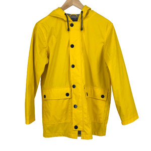 raincoat with striped lining