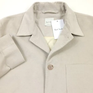 Giacca camicia uomo Paul Smith Supima cotone velluto a coste slim fit $725 taglia large - Foto 1 di 13