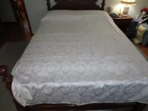 Unused ELEGANT WHITE 60% Cotton 40% Polyester TABLECLOTH - 60" x 102" - Picture 1 of 3