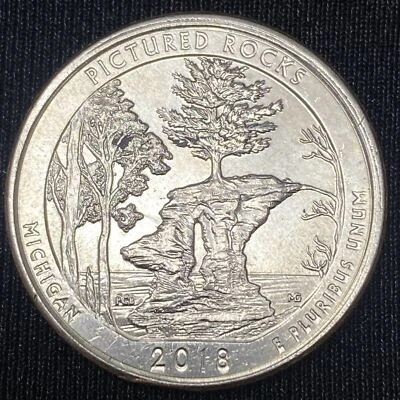 2018 P Washington ATB Quarter 25c High Grade ERROR Off Center #39557 - Image 1 of 2