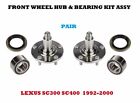 Front Wheel Hub & Bearing  Seal Kit Assy For Lexus SC300 SC400 1992-2000  PAIR