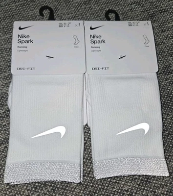 Nike SPARK Lightweight Crew Running Socks-DA3584-100 Sz M6-7.5 W7.5-9 YTH6Y-7.5Y - Image 1 of 2