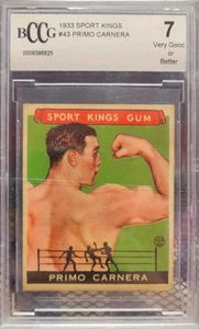 Primo Carnera 1933 Goudey Sport Kings Gum #43 BCCG VG+ 7 - Picture 1 of 1