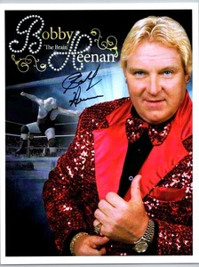 Bobby the Brain Heenan signed Autogramm 8,5x11 Foto COA WWF WWE WCW AW WWA - Bild 1 von 2