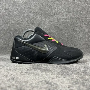 Nike Air Baseline Low 386240-001 Men’s Size 8.5 Black Basketball Shoes Used - Picture 1 of 12