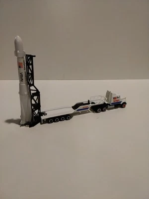 老式 Majorette Super Movers ECH 1/87 压铸 NASA 火箭运输车 #610 — 第 1/4 张图片