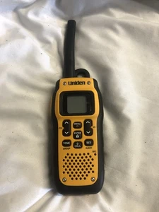 Uniden Marine Handheld VHF Radio MHS050 Yellow/Black Waterproof - Untested - Picture 1 of 2