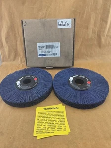 NEW 2 Pack Osborn 40894 Ceramic Wheel Brush 8'' O.D. , 1-1/4'' BORE - Picture 1 of 9
