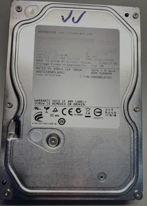 Used Hitachi 500GB SATA II Deskstar model HDS721050CLA362 - Picture 1 of 6