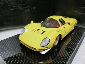 YY Model 1:18 Ferrari 365 P2 LM 1966 YellowLe Mans Edition Sports Car Model - Picture 1 of 10