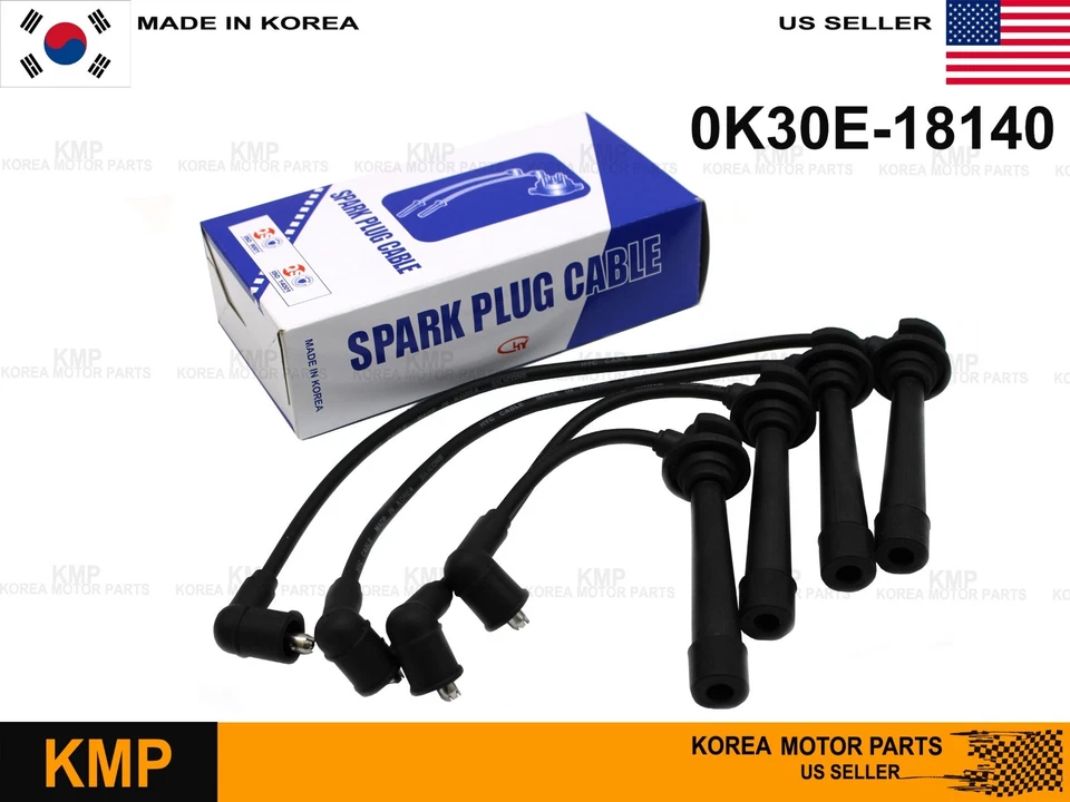 OEM ✅Juego de cables de bujía de encendido para Kia Rio 2001-2005 0K30E-18140 Foto 1 de 4