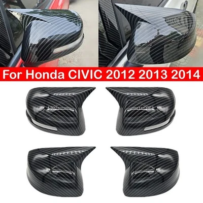 Car Exterior Rearview Side Mirror Cover Wing Cap For Honda CIVIC 2012-2015 - Изображение 1 из 4