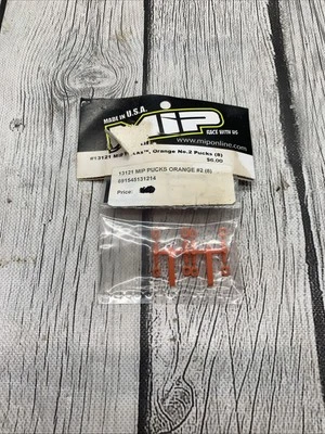 MIP PUCKS, ORANGE No.1 PUCKS (8) #13131 - Image 1 of 4