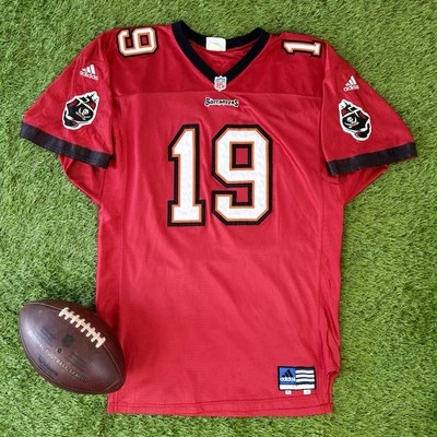 Keyshawn Johnson Tampa Bay Buccaneers 2000 Team Issued Authentic Football Jersey - Image 1 of 4