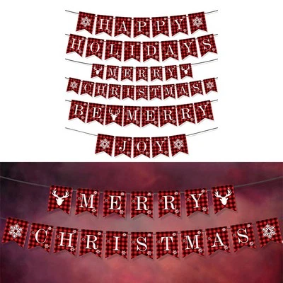 Warme Atmosph?re geschaffen durch bezaubernde Sackleinen Weihnachtsdekoration B - Bild 1 von 4