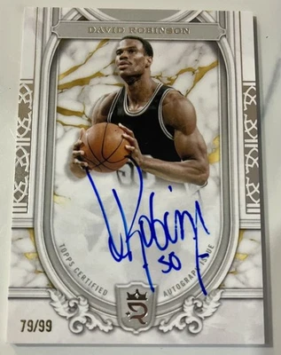2023-24 Topps Royalty David Robinson Superior Signatures Auto 79/99 Foto 1 de 2