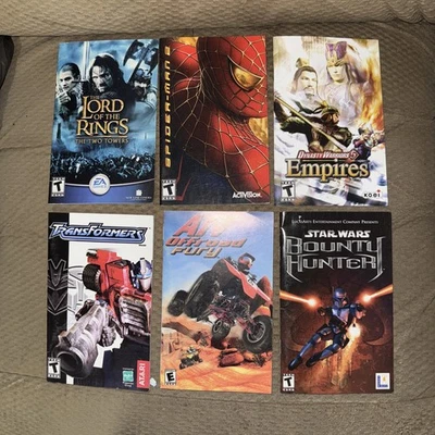 Лот из 10 Sony PlayStation 2 PS2 игры руководства видео игры инструкции буклеты - Изображение 1 из 2