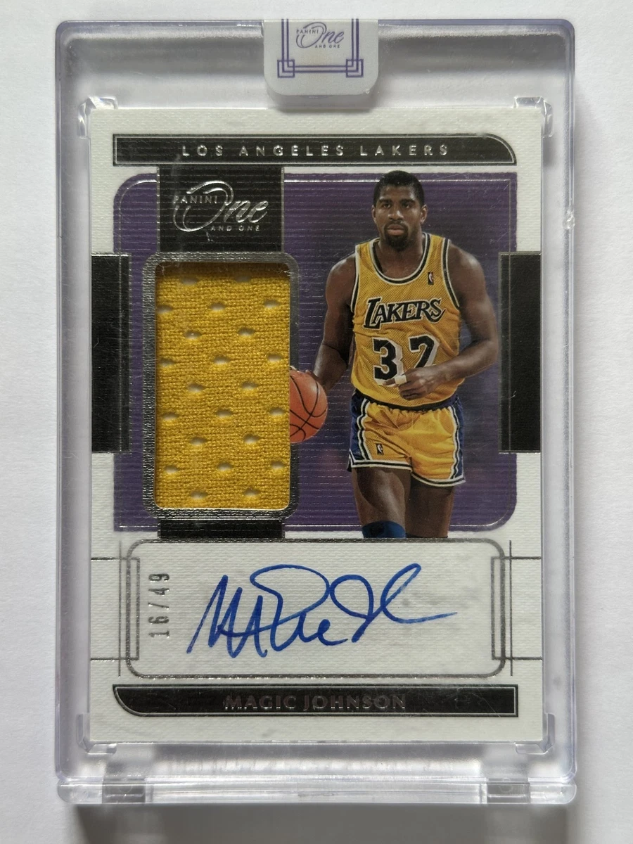 スポーツ選手 Panini Magic Johnson auto /35 Panini Magic Johnson